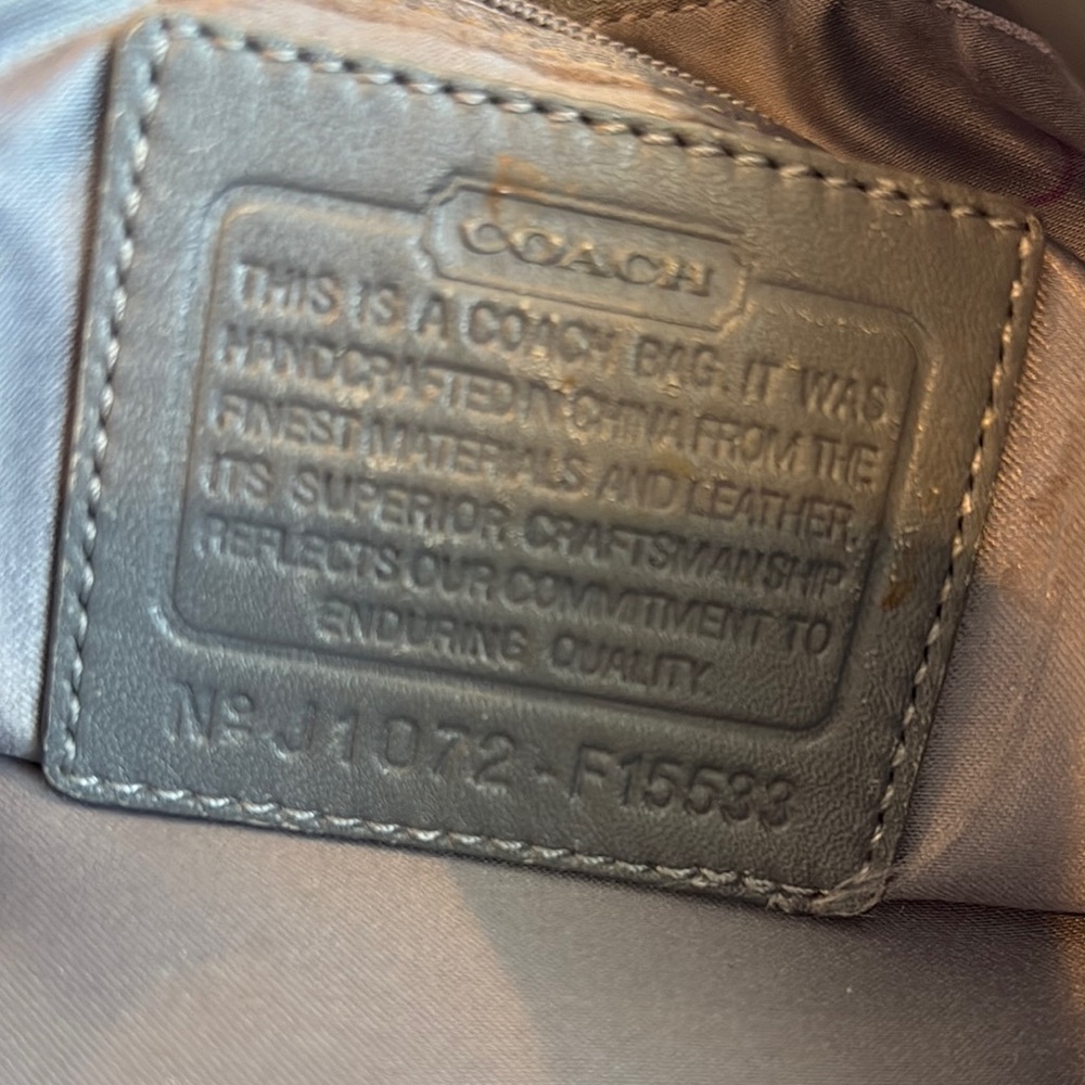 Coach Brooke Gray Signature Shoulder Bag - Picture 8 of 10
